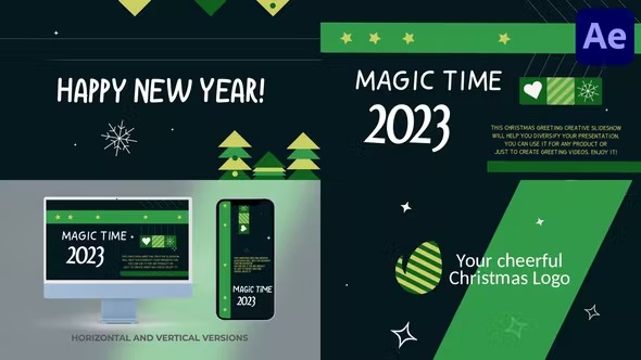 Videohive Christmas Greeting Creative Slideshow for After Effects 41972449