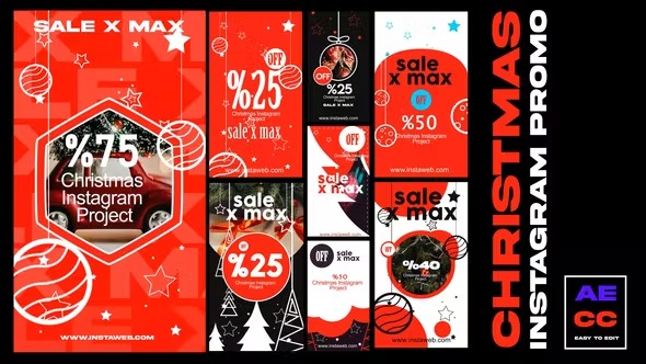 Videohive Christmas Instagram Stories 41938545