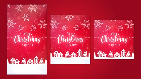 Videohive Christmas Intro 3in1 42134355