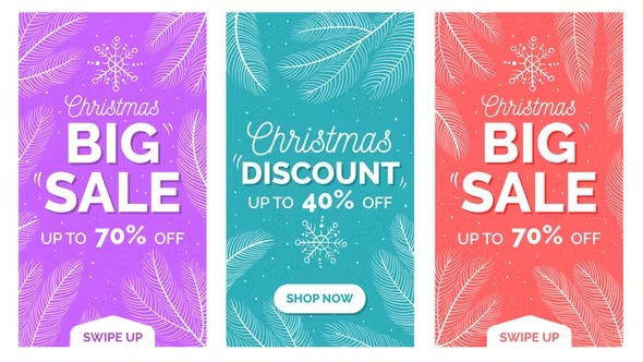 Videohive Christmas Stories 10 in 1 42011508