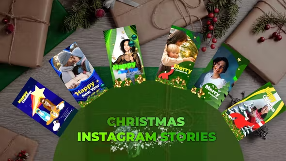 Videohive Creative Christmas Instagram Stories 42465130