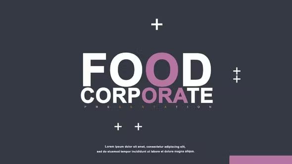 Videohive Food Corporate Presenation 42495881
