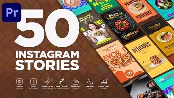 Videohive Food Instagram Stories 41998253