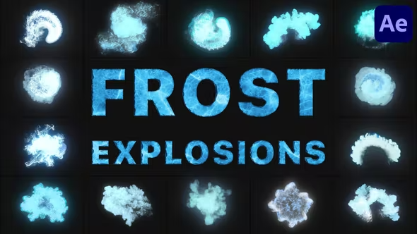 Videohive Frost Explosions for After Effects 42368531