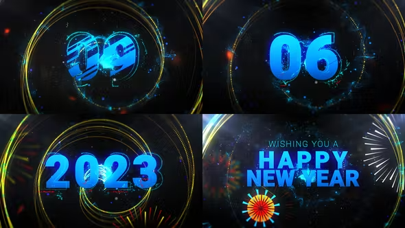 Videohive Happy New Year Wishes 42112944