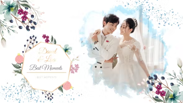 Videohive Ink Romantic Wedding Slideshow 42479407