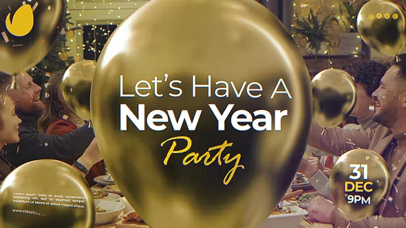 Videohive Lets Have A New Year Party 42110269