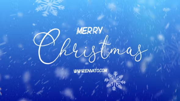 Videohive Merry Christmas Snow 42487378