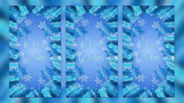 Videohive Merry Christmas Wishes Vertical 42217710