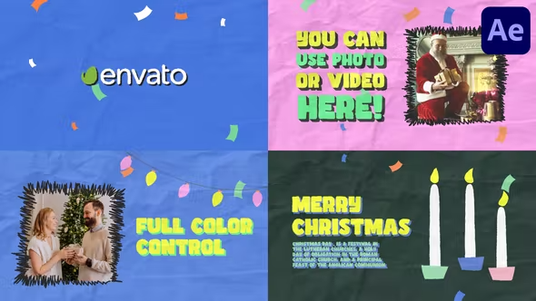 Videohive New Year Greeting Cards for After Effects 42476412