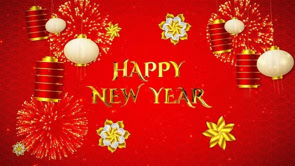 Videohive Red Lantern Chinese New Year Slideshow 42530814