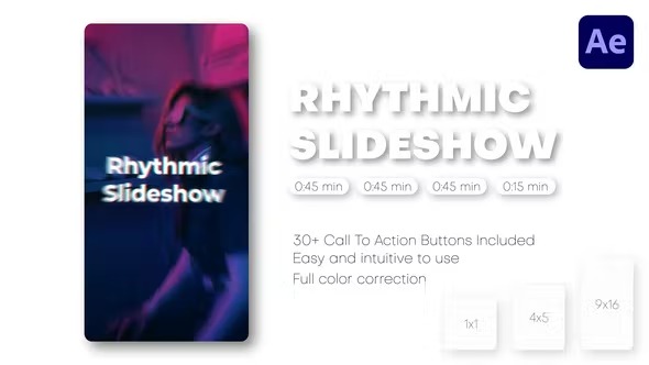 Videohive Rhythmic Slideshow - Instagram Reels, TikTok Post, Short Stories 41955729