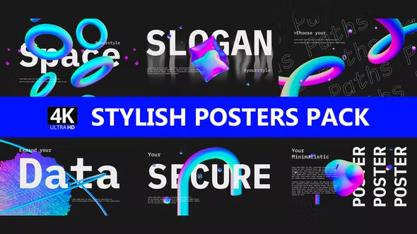 Videohive Stylish Posters 42011238