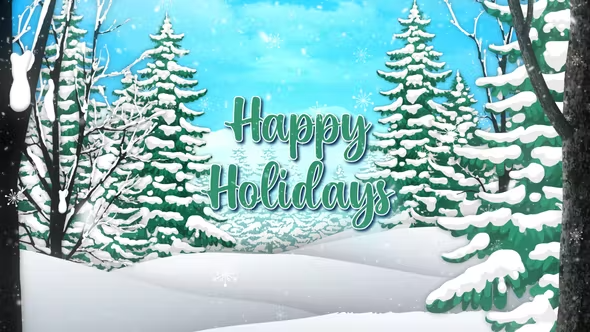 Videohive Winter Holidays Opener 42087864