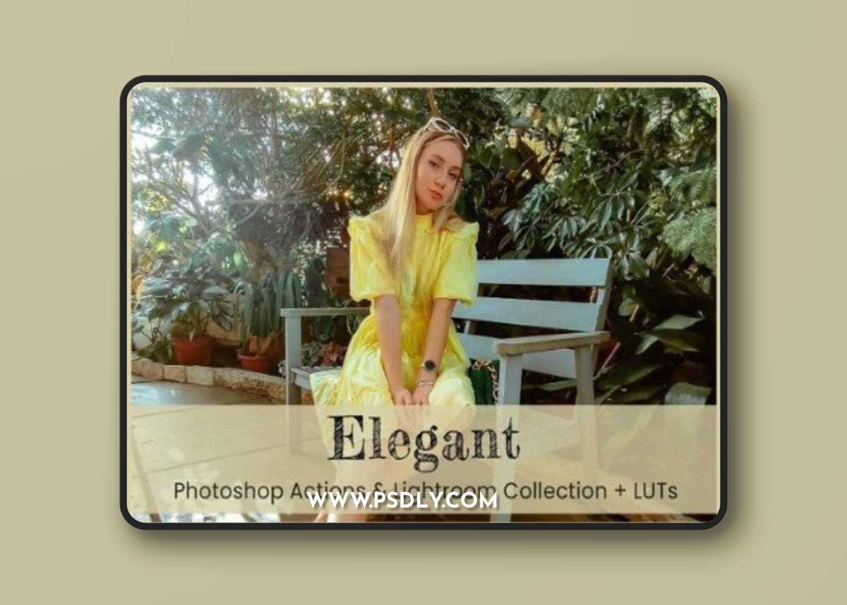 12 Elegant Photoshop Actions Presets
