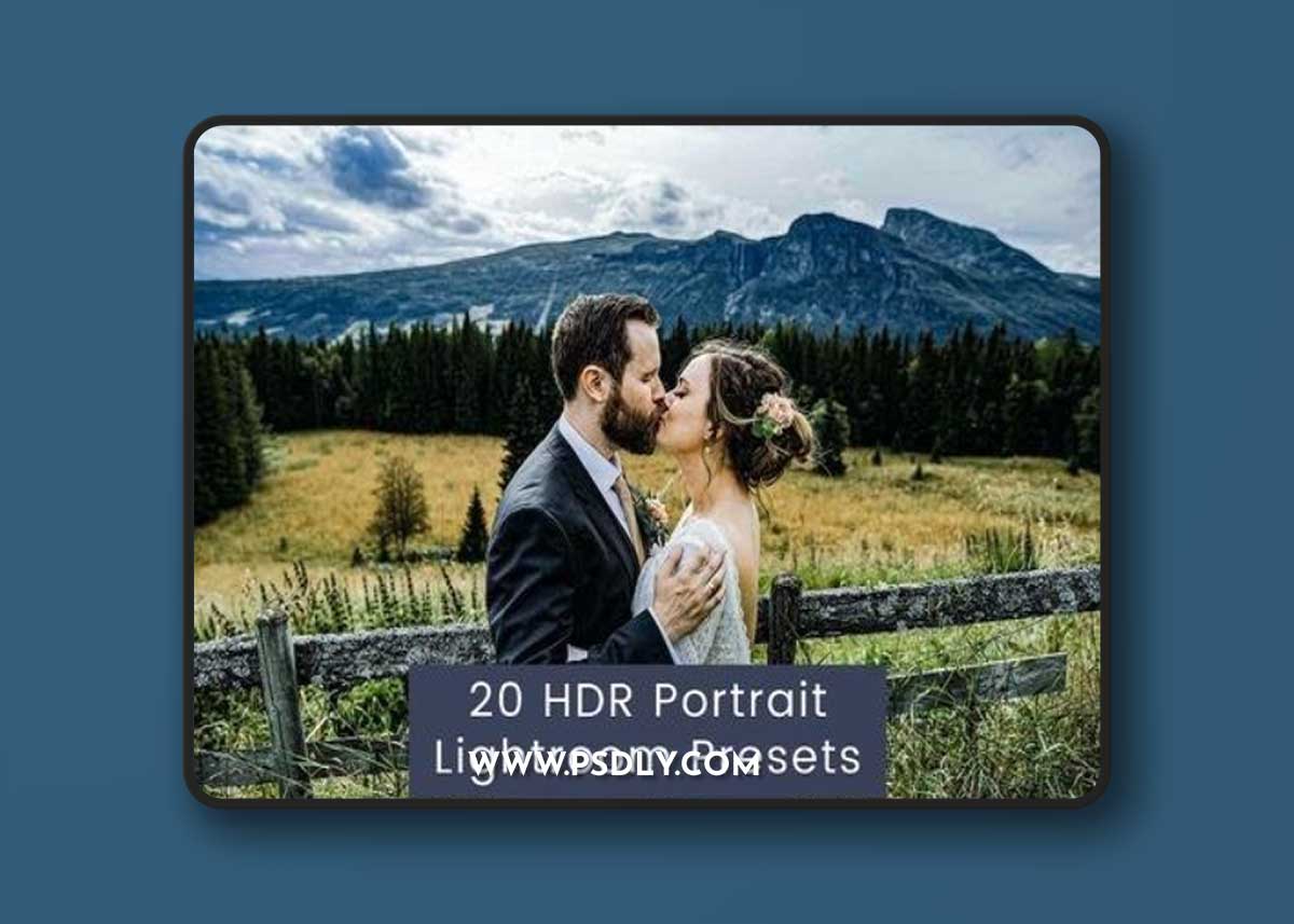 20 HDR Portrait Lightroom Presets ZAXF7NY