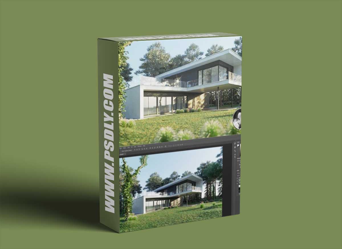 3ds max + Corona render : Creating Private Villa