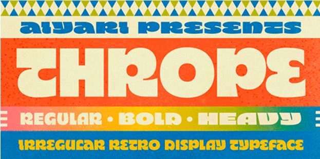 Ayr Thrope Font Family