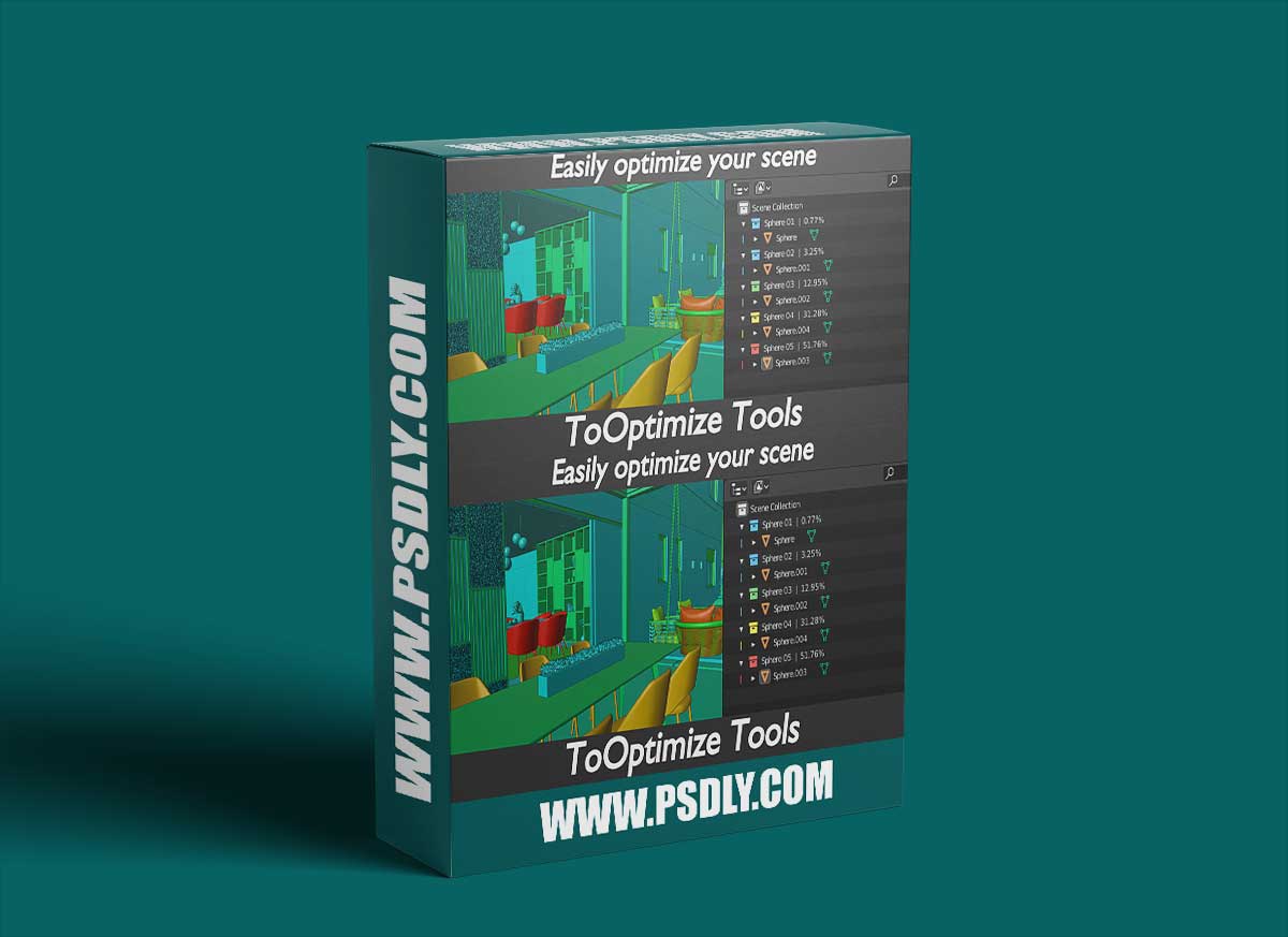 Blender Market - ToOptimize Tools for Blender