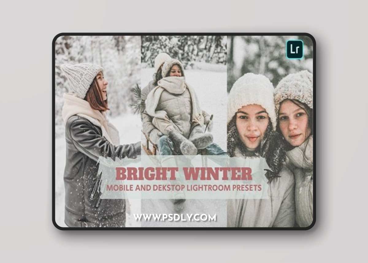 Bright Winter Lightroom Presets Dekstop and Mobile TK63WCK
