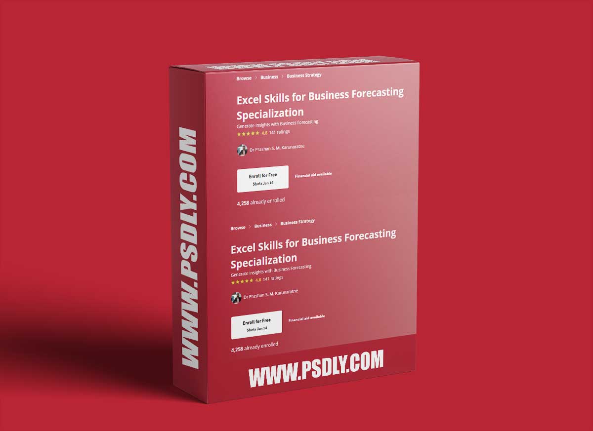 Coursera - Excel Skills for Business Forecasting Specialization