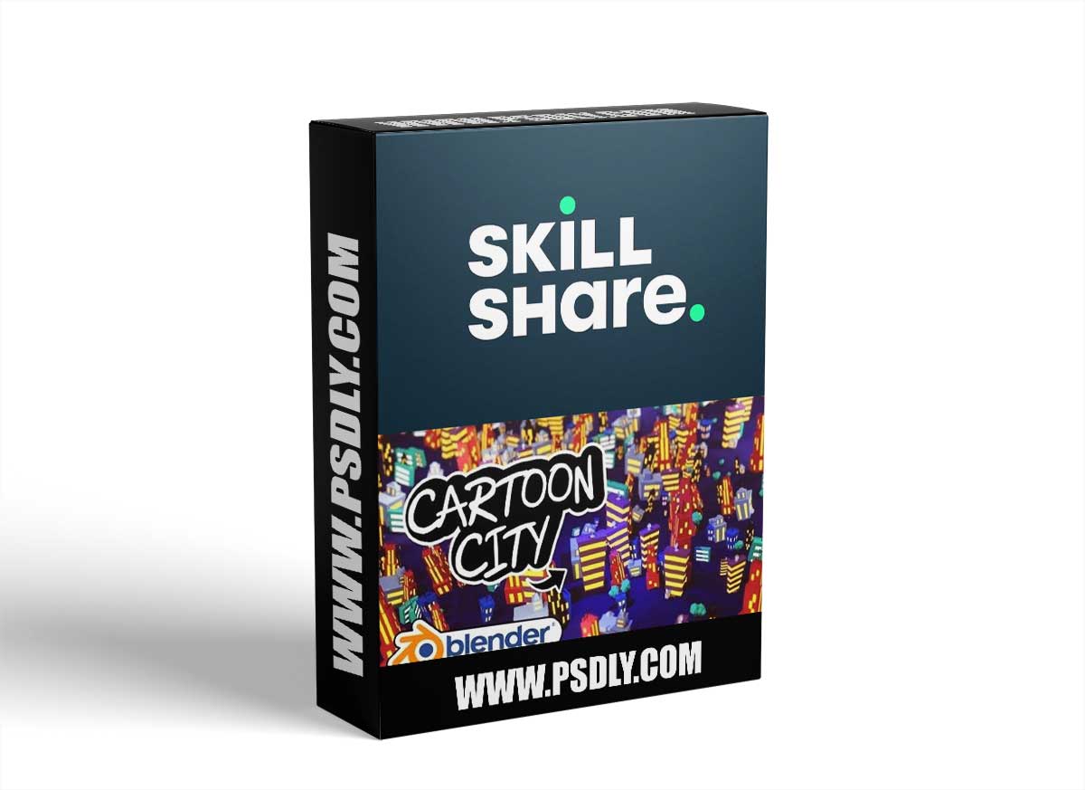 Create A 3D Cartoon City Easy