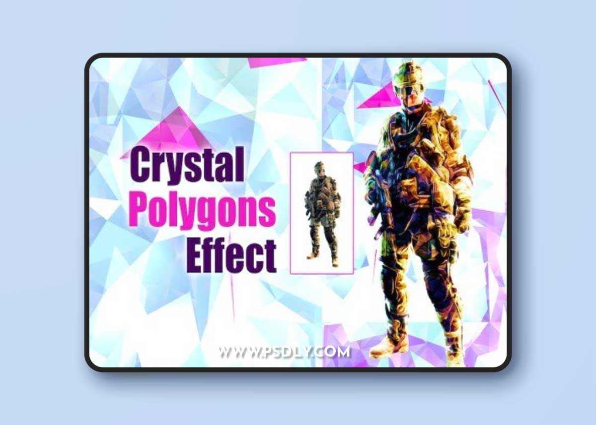 Crystal Polygons Action