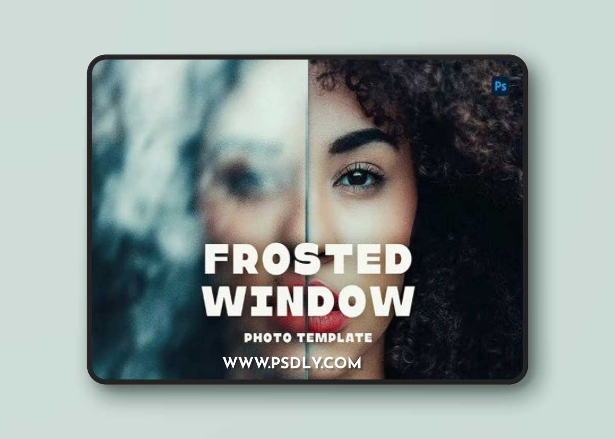 Frosted Window Photo Template MWQY842