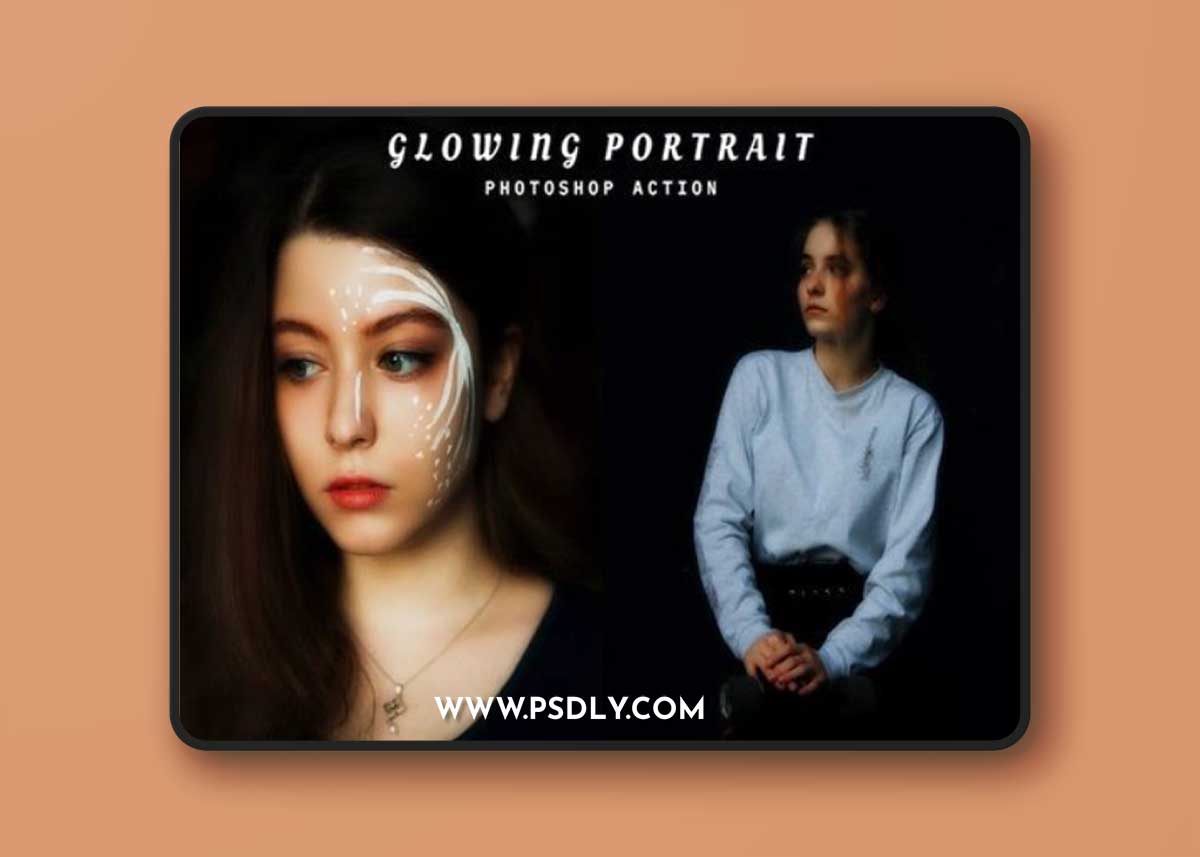 Glowing Portrait - Photoshop Action WNZQHBB