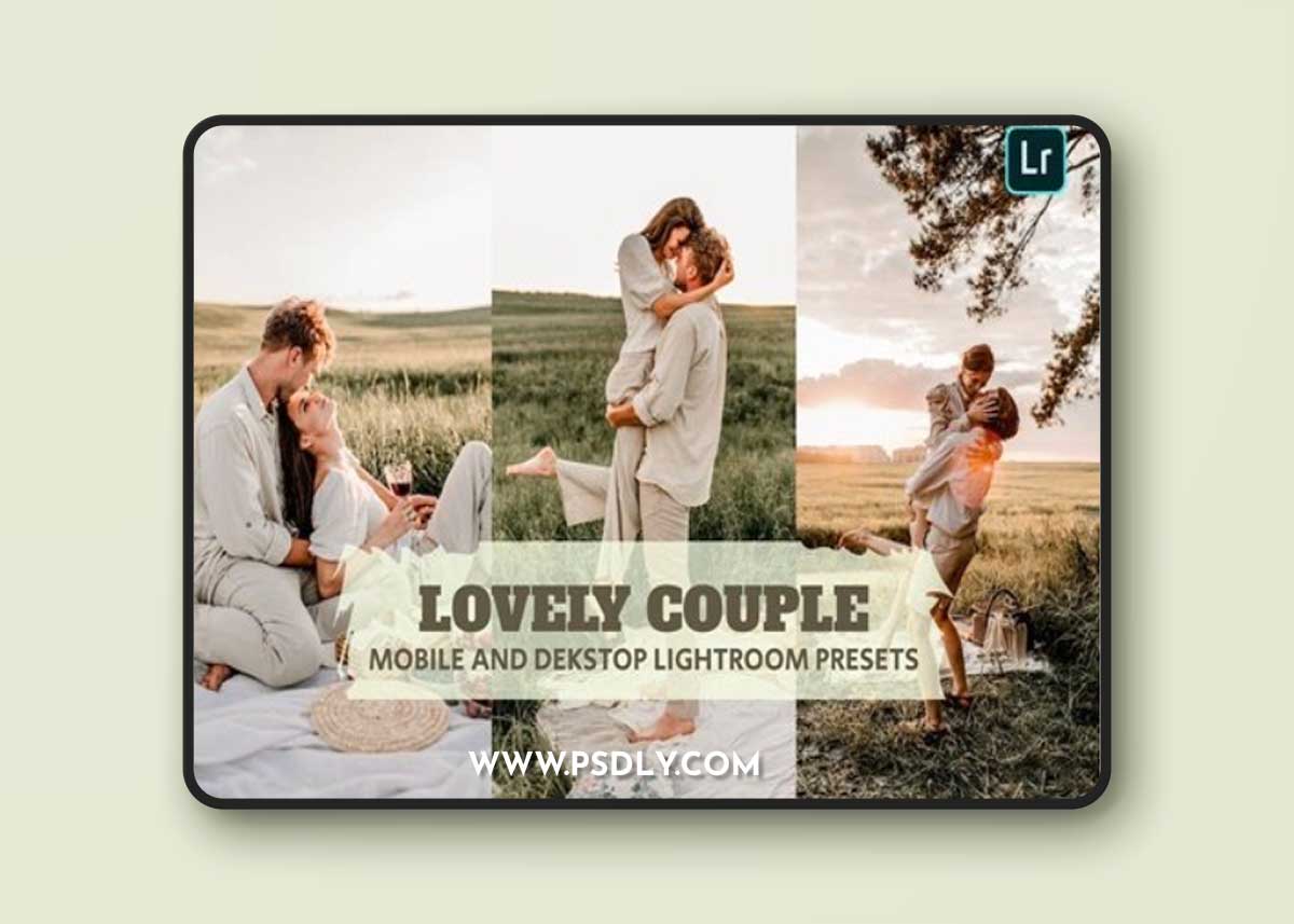 Lovely Couple Lightroom Presets Dekstop and Mobile 6JPR6NK