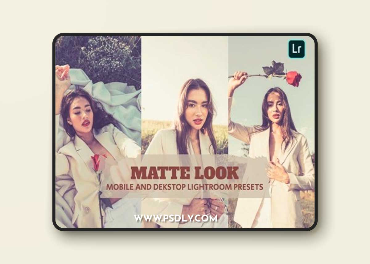 Matte Look Lightroom Presets Dekstop and Mobile PHN2XYA