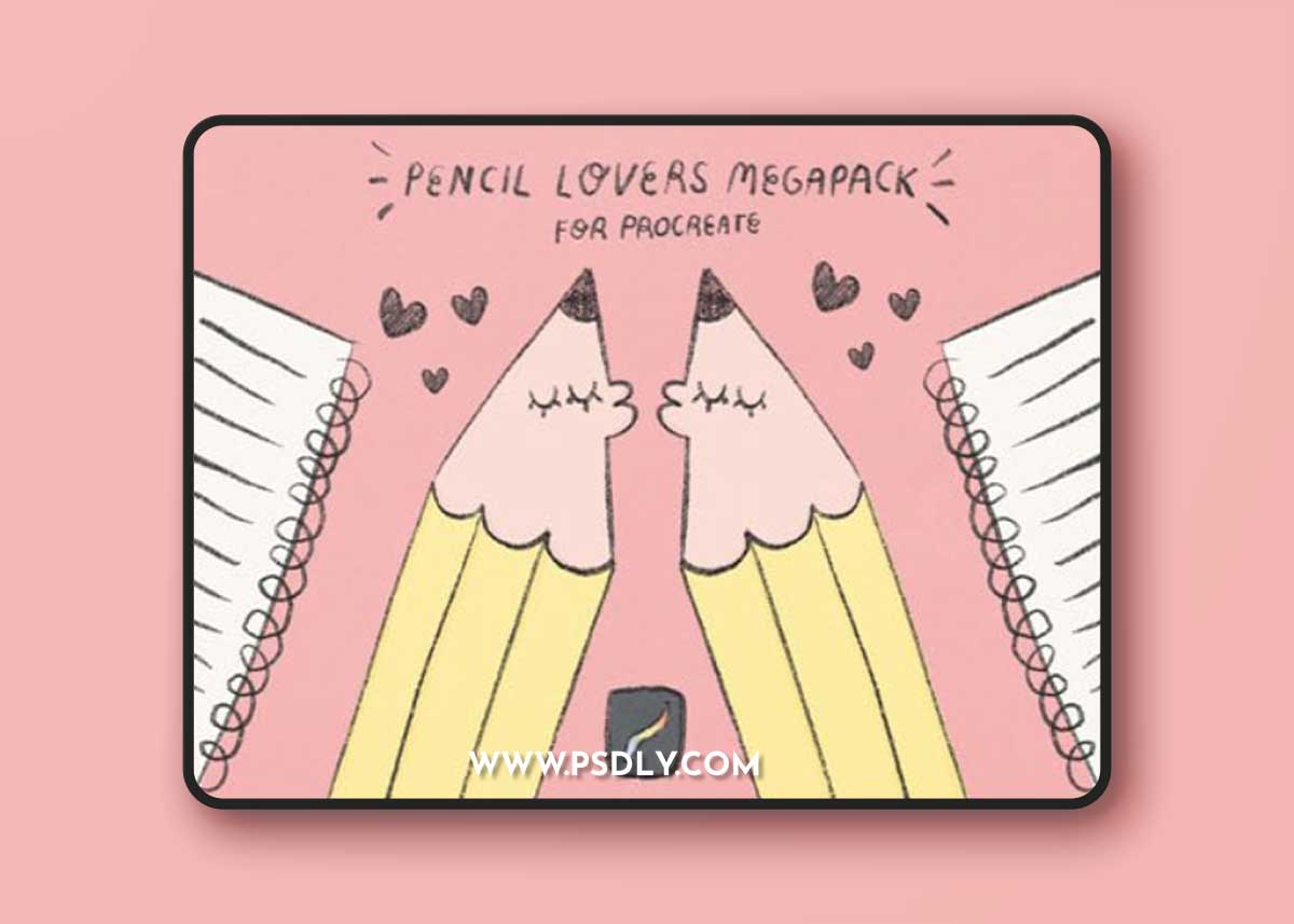 Pencil Lovers Brushes Pack for Procreate