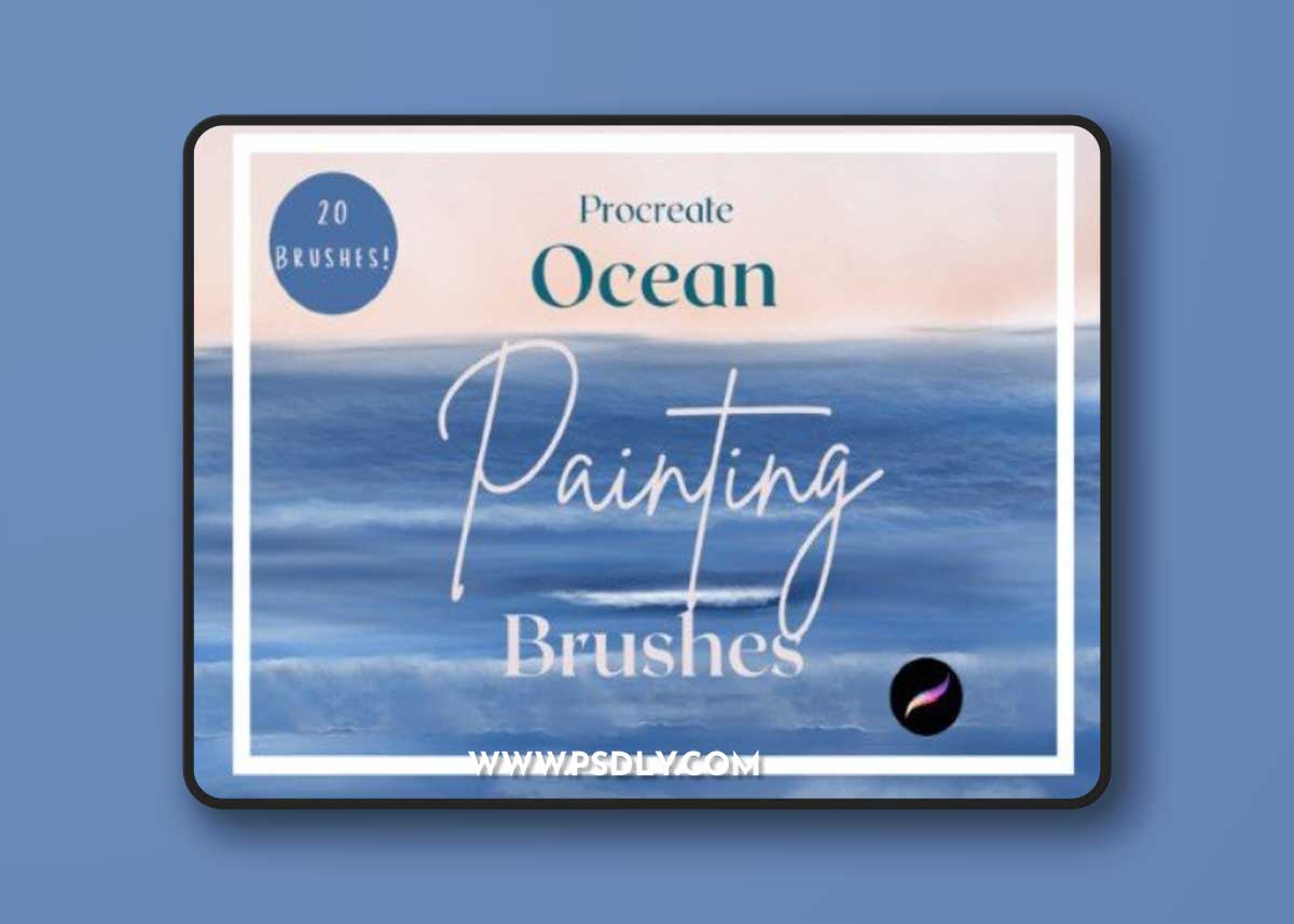Procreate Ocean Painter Brushes X 20