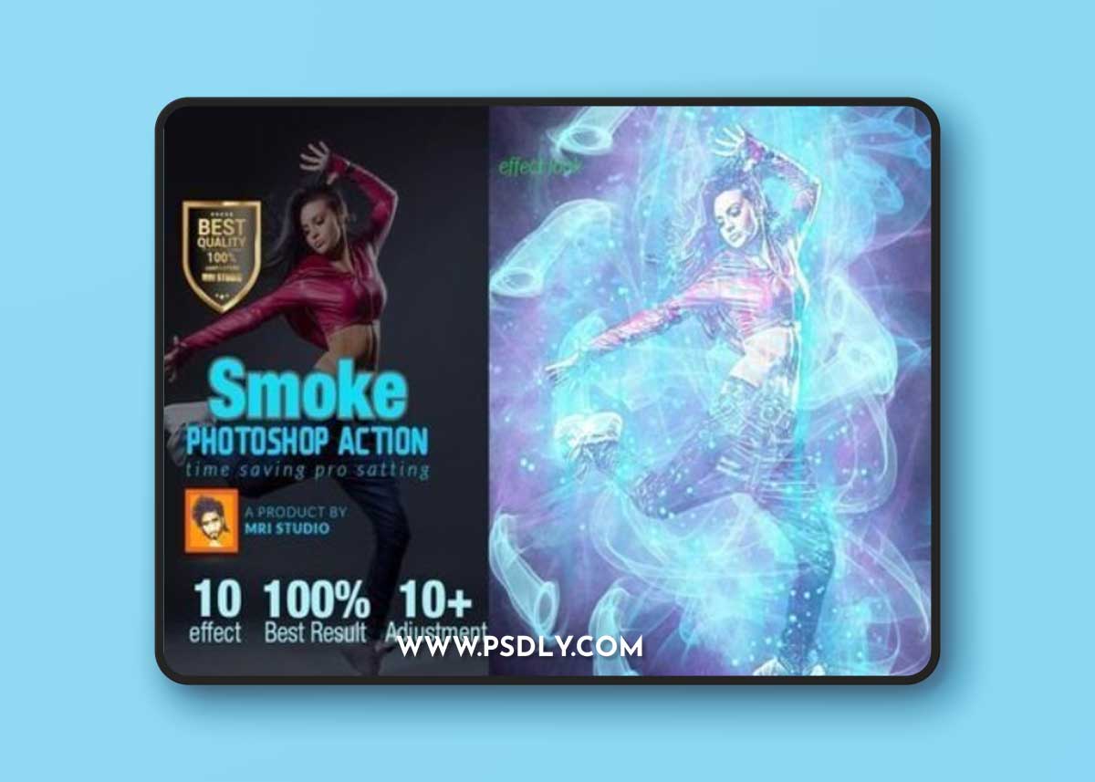 Smoke Photoshop Action