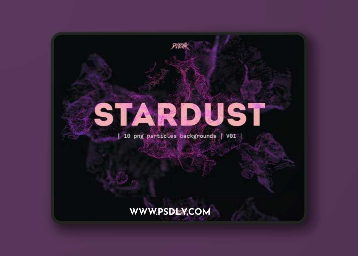 Stardust | Transparent Particles Backgrounds | V01