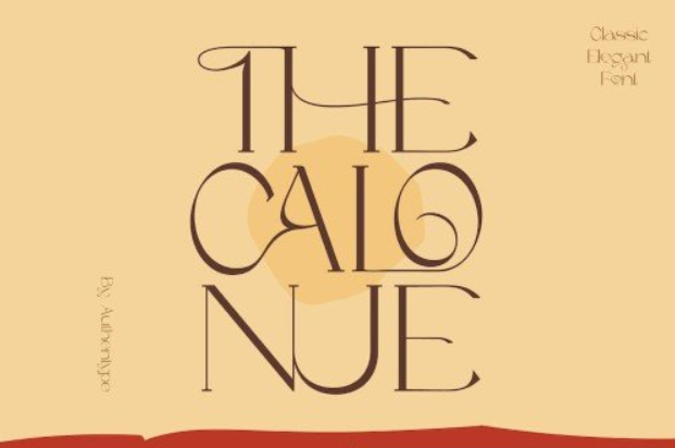 The Calonue Classic & Elegant Font