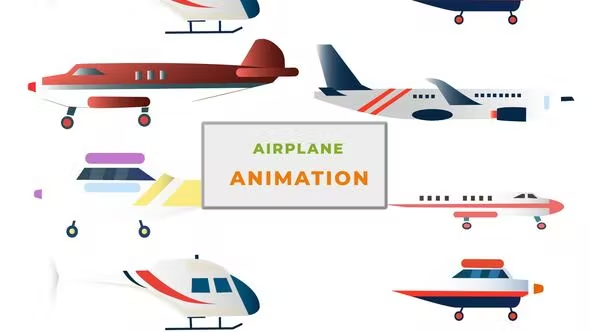 Videohive Airplane Pack Animation 42802998