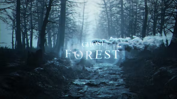 Videohive Ghost Forest Cinematic Trailer 42660390