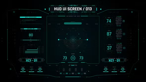 Videohive HUD Screen Interface 2 42862157