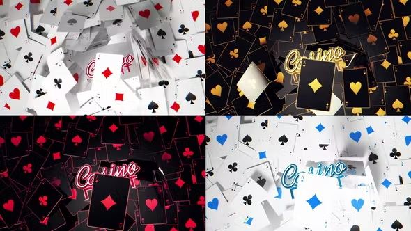 Videohive Playing Cards Logo Reveals 42680622