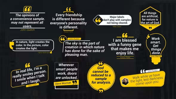 Videohive Quotes Lower Thirds 42901482