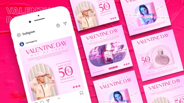 Videohive Valentine Social Media Instagram 42799539