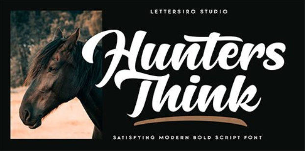 Hunters Think Font