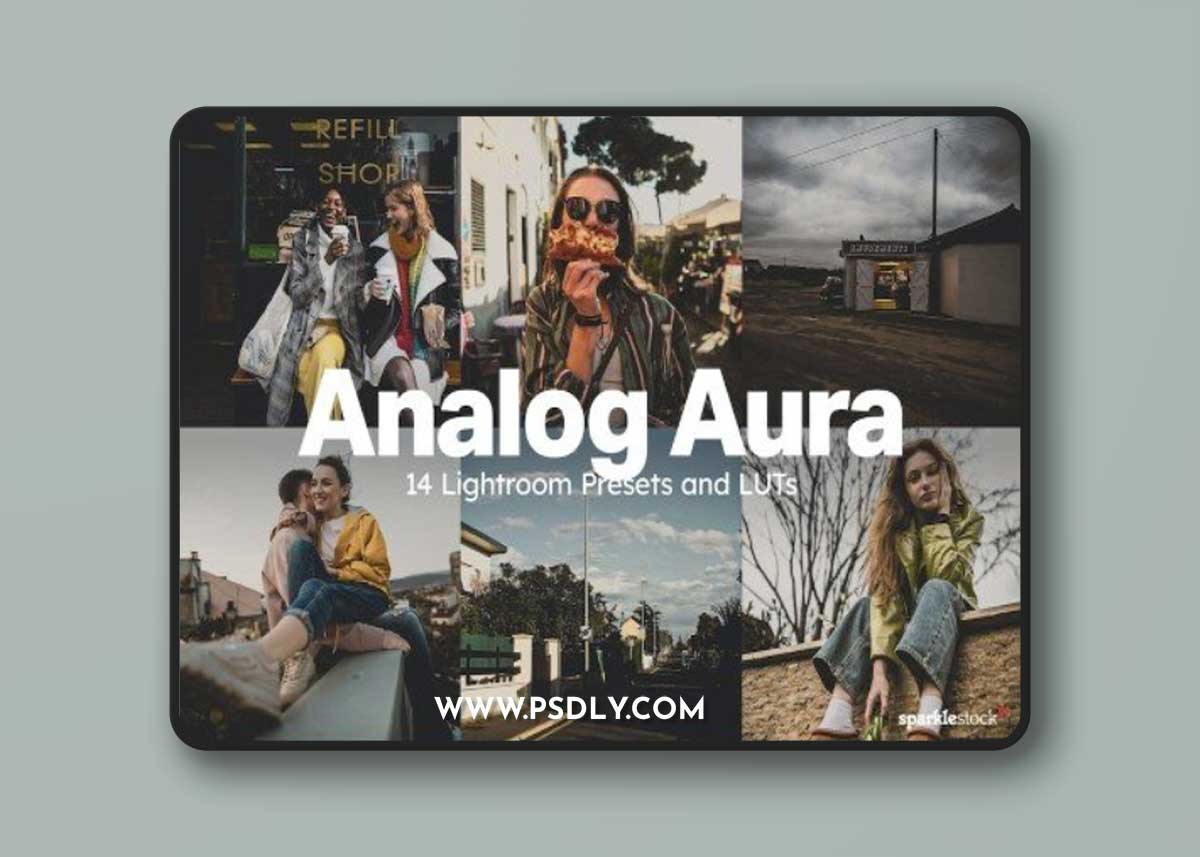 14 Analog Aura Lightroom Presets and LUTs
