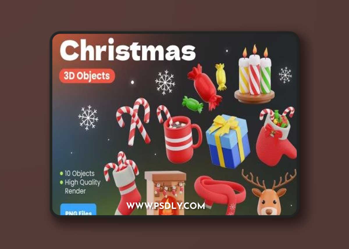 Christmas 3D Illustrations RBYV998