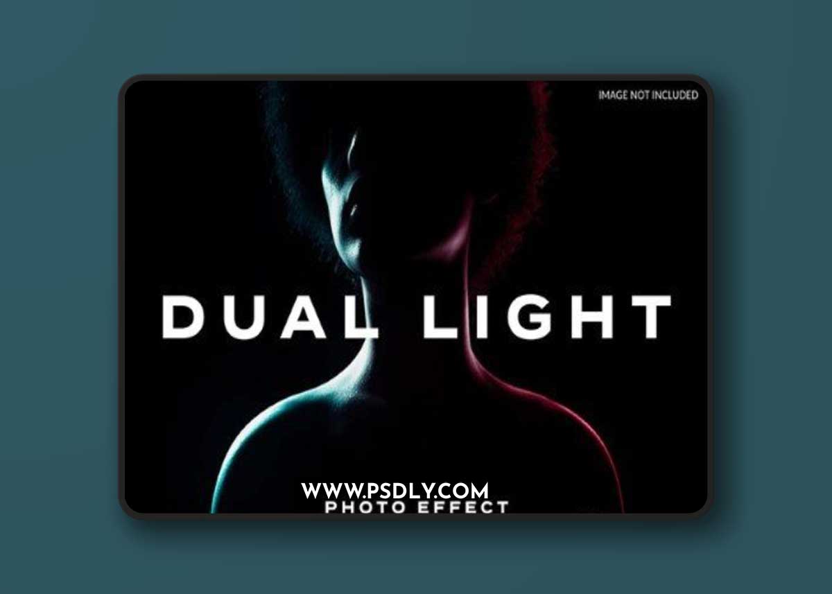 Cinematic dual light photo effect