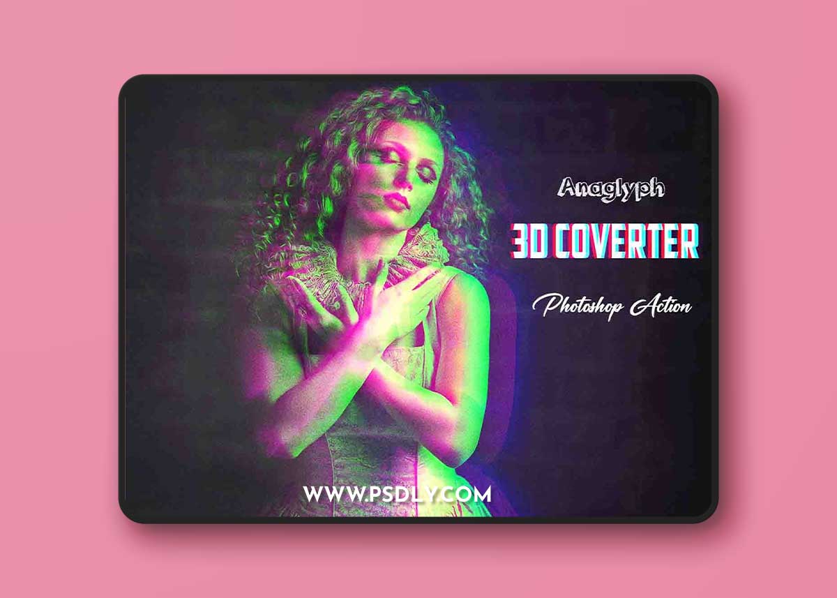 Creativemarket - Anaglyph 3d Converter PS Action 12762613