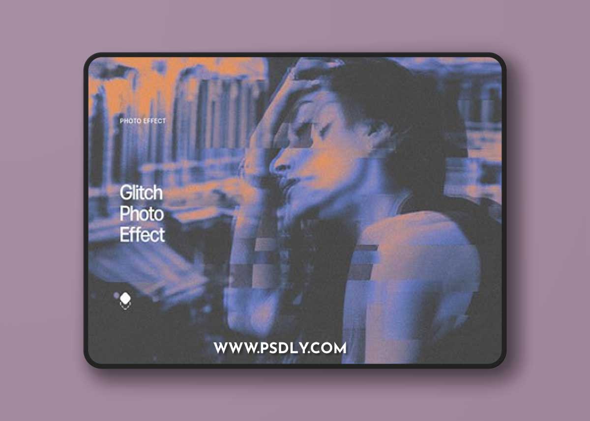 Glitch Photo Effect for Photoshop