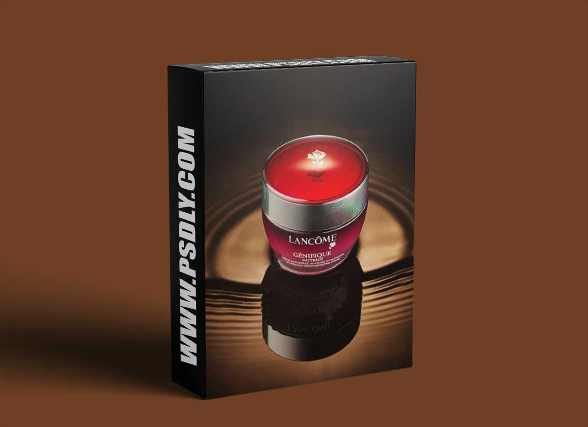 Igor Sakharov - A jar of cosmetics on a complex background