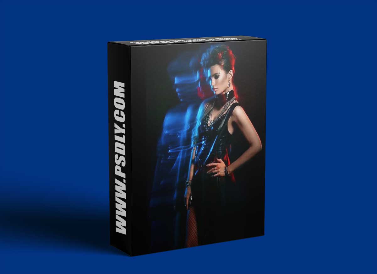 Lyuda Milaya - Black background - from classic to creative